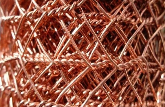 Copper Hexagonal Wire Netting