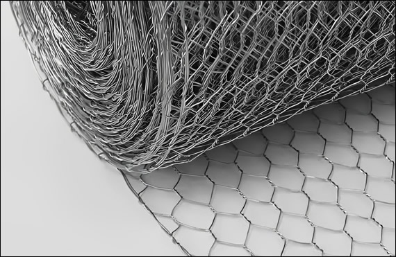 Galvanized Wire Mesh Hexagonal Hole Hot dip galvanized