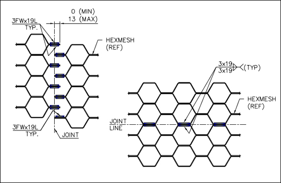 Detailed Joint Line Hex Mesh