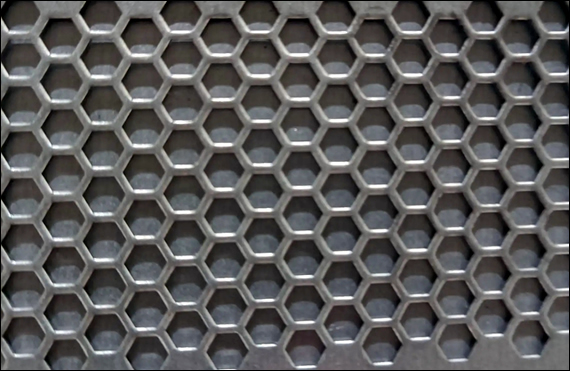 Hexagonal hole aluminum mesh perforated metal sheets for vent grille panels