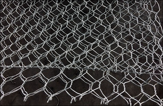 Galvanized hex wire mesh fence for farming boundary