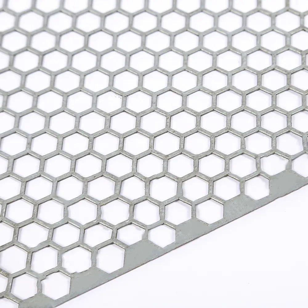 hexagonal opening perforated