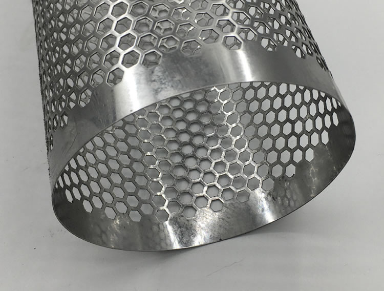 hexagonal hole perforated tubes