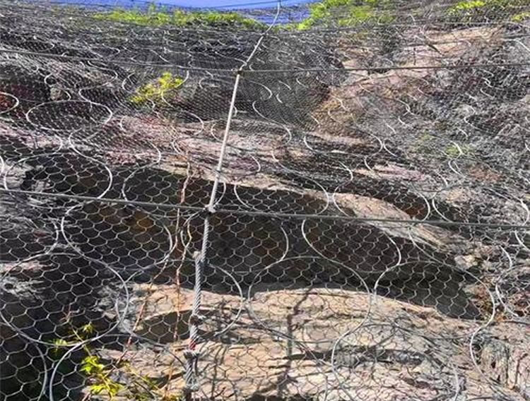 hexagonal rockfall protection netting